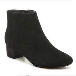 Clarks black booties